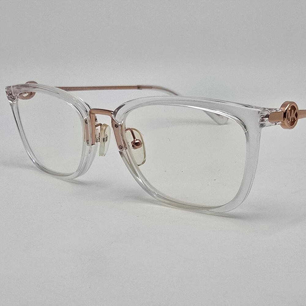 *SOLD* Michael Kors Captiva MK4054 3105 Crystal Clear Gold Eyeglasses Frame